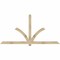 Ekena Millwork Redmond Rough Sawn Timber Gable Bracket, Douglas Fir, 96"W x 48"H x 4"D x 4"F, 12/12 Pitch GBW096X48X0404RED00RDF - alternate 1